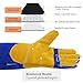 Welding Gloves Fire Heat Resistant: Blue 16IN 932℉ - Fireproof Leather For Stick Mig Flux-Core Welder Forge Blacksmith Fireplace Wood Stove Fire Pit Grill Oven Furnace Handling Dry Ice - Birthday Gift