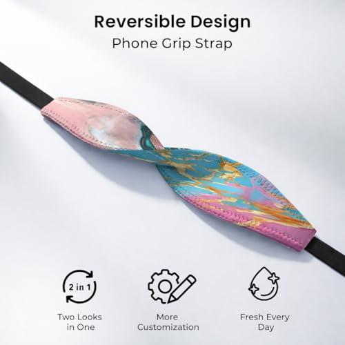 Sangle universelle pour téléphone Switchbands marbre or support étui - 2