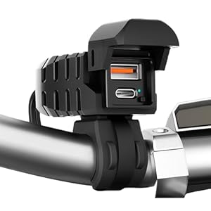 Generic QOG6CSKK6B6J3LU51 Ładowarka Motocyklowa USB 12V 4.8A