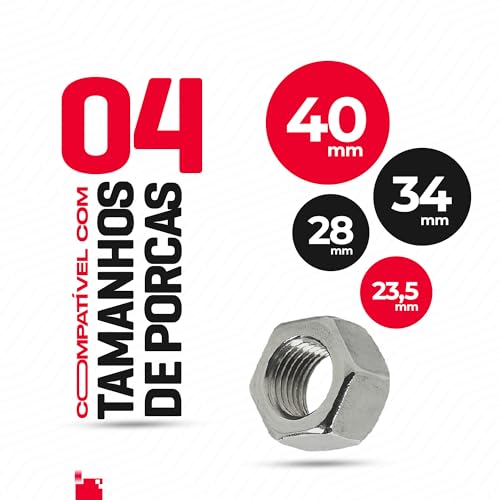 Chave Hidráulica Multifuncional 8 em 1, para Instalação e Reparo de Pias e Torneiras Nautilus Ocean
