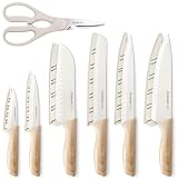 Astercook 13-Piece Knife Set with Ceramic Coating