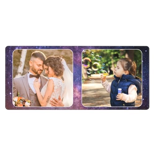 Image of Custom Large Desk Mat with Photo Text Personalized Picture Logo Non-Slip Game Computer Mouse Pad Customized Office Supplies (2 Photos)