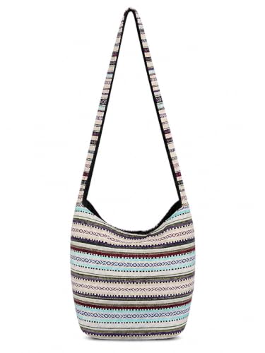 Image of SUVASANA Large Sling Shoulder Bag for Men Women Casual Comfortable Everyday Purse Travel Women's Cross-body Bags