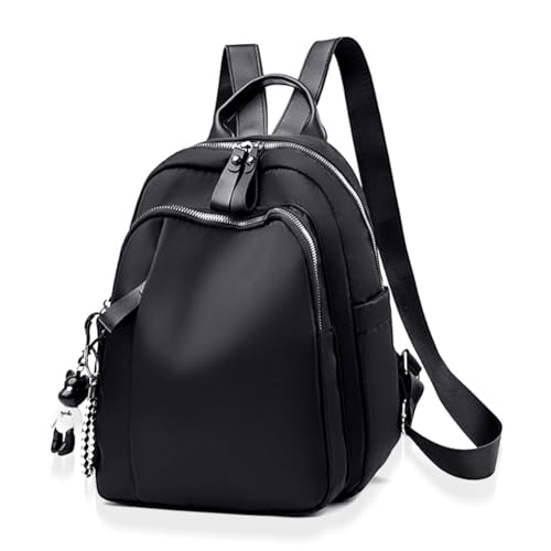 Aucuu Mochila para mujer, mochila de moda para mujer, mochila casual de ligero, mochila escolar, mochila de viaje antirrobo para mujeres y niñas, Negro, 32 * 25 * 11cm - imagen 8