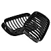 WZhen Anteriore Kidney M Sport Griglie Griglia Matte Nero Per Bmw E46 Serie 3 Touring Berlina Compatta 4D 4 Porte 1998-2001