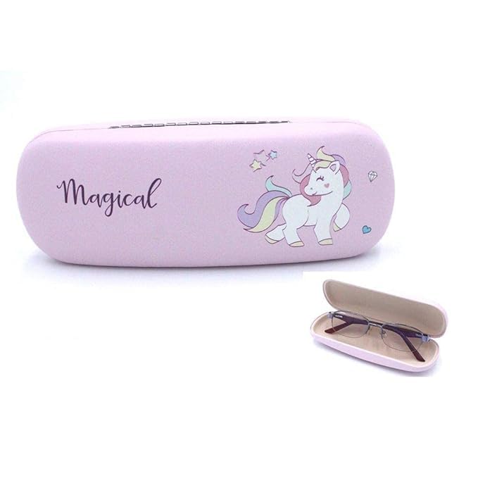 AMB Unicorn Print Eyeglass Case/hard case Spectacle Cover Unisex Care Glasses,for Kids (random color) - Image 8 thumbnail