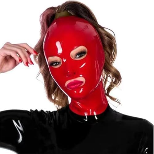 Cappuccio In Lattice Trasparente Viola - Per Cosplay, Feste E Club, Taglia Unisex - Foto 3