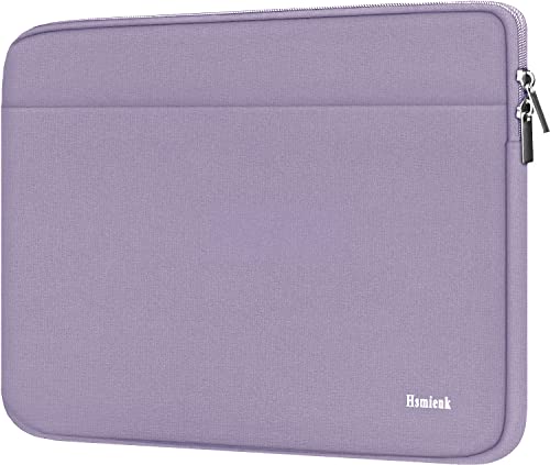 Image of Laptop Sleeve 14 inch, Durable Shockproof Protective Notebook Cover Bag with Accessory Pocket, Carrying Laptop Sleeve Compatible for MacBook HP Lenovo Dell Asus Acer, Lilac Colour