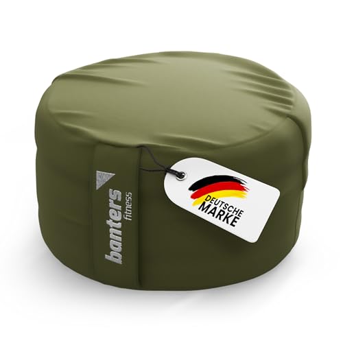 banters Meditationskissen Rund, Zafu Sitzkissen mit Kapok Füllung & Bio
