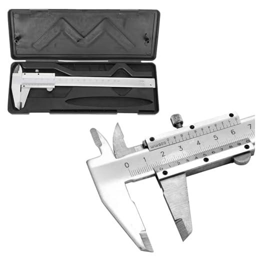 Vernier Caliper – Delaman hög precision kolstål metall skjutmått mikrometer mätverktyg 0 – 150 mm