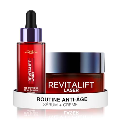 Crème et Sérum L'Oréal Paris Revitalift Laser X3 l'excellence du soin anti-âge