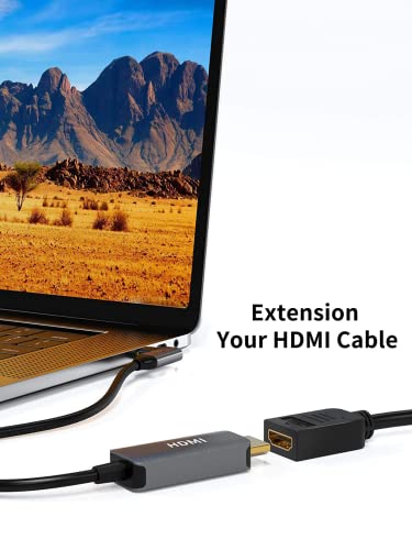 Cablecreation Dvi To Hdmi Cable 0.5Ft Short Bi-Directional Hdmi Female To Dvi-D(24+1) Male Adapter, 1080P Dvi-D To Hdmi Conveter, For Pc,Tv Box, Ps5, Blue-Ray, Xbox #TOP4