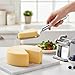 Manual Cheese Slicer, Stainless Steel Cheese Slicer for All Types of Cheese Vegetables Portable Kitchen Cooking Utensil (Silver)