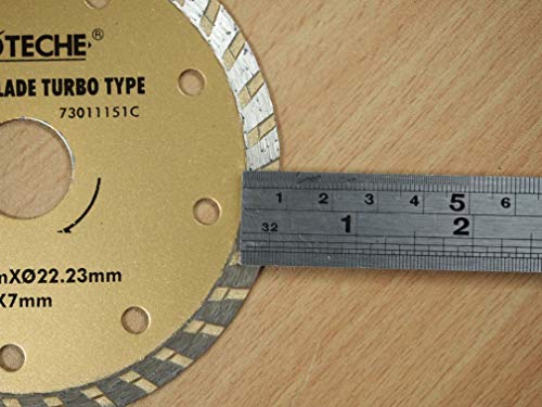 Lot Of (20) 4-1/2" Diamond Blade Wet/Dry Turbo Arbor 7/8" 5/8" 20Mm #TOP3