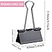 Extra Large Binder Clips 2.4 Inch (24 Pack), Upgrade Giant Paper Clips Big Clips Paper Clamps for Office and Home Supplies, Black