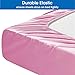 HOMEIDEAS 4 Piece Bed Sheets Set (Full, Pink), 1800 Bedding Soft Brushed Microfiber Luxury Sheets, Deep Pockets, Easy Care, Wrinkle & Fade Free