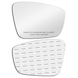New Replacement Mirror Glass with FULL SIZE ADHESIVE for VOLKSWAGEN JETTA PASSAT BEETLE Passenger Side View Right RH