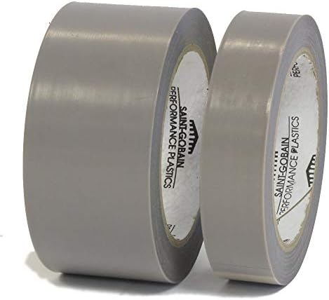 Saint-Gobain CHR 2042-3 skived PTFE Film Tape, with high-temperature silicone adhesive - 2" X 36 Yard Roll.