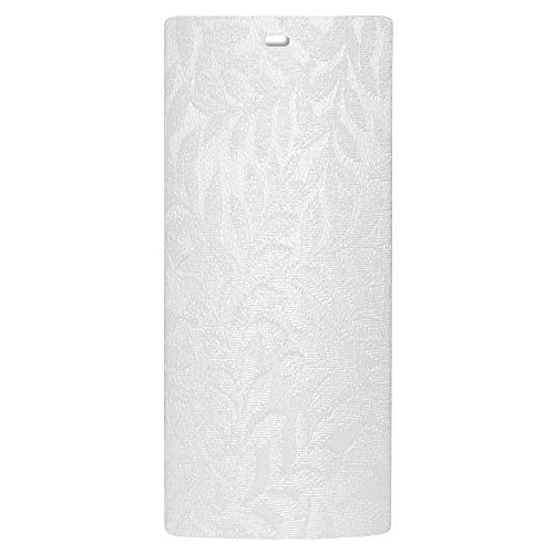 Dalix Rainforest White Vertical Blind Texture Slats Sliding Door 82.5 Qty 5 Pack #TOP2