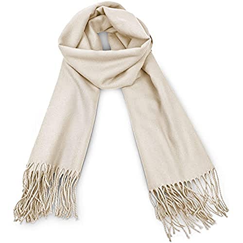 Römer Wellness Schal Modena Beige – 60 x 180 cm, 230 g/m², weich, warm...