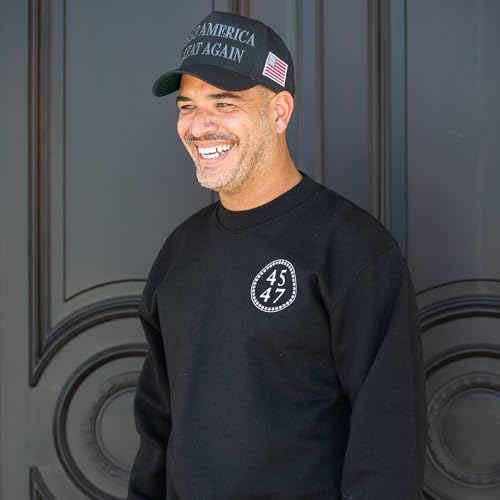 Trump 45-47 Flag Crew Neck3