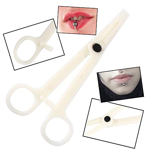 Body Piercing Forceps - WZPB 25 PCS Body Piercing Clamps Professional Nose Piercing Forceps Disposable Body Septum Forceps For Nose Belly Ear Piercing Forceps Piercing Tattoo Piercing Supplies