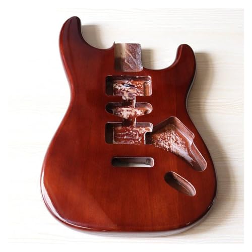 ギター本体 STサンセットカラーログ用エレキギターボディ製作DIY組立・改造手作りボディアクセサリー (Color : 02)