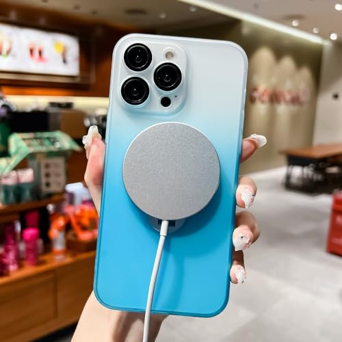 Coque iPhone 15 polycarbonate rigide fine mate verte dégradée luxe