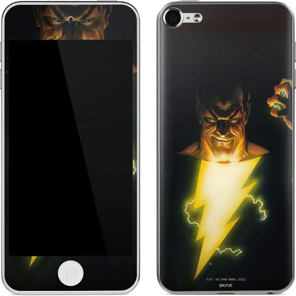 Skinit Decal MP3 Player Skin Compatible with iPod Touch (6th Gen 2015) - Officially Licensed Warner Bros Black Adam Comic Design