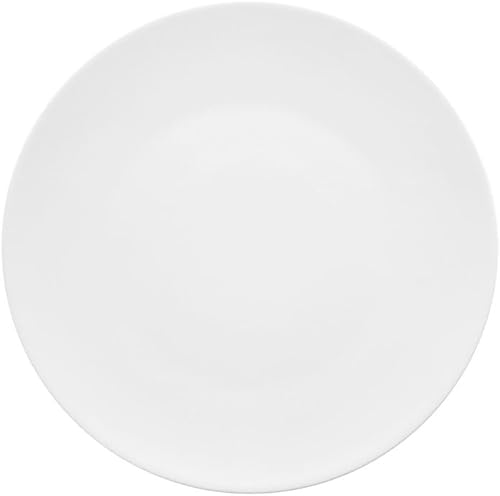 TAC GROPIUS Lot de 6 assiettes à pain, 16 cm, blanc et rose
