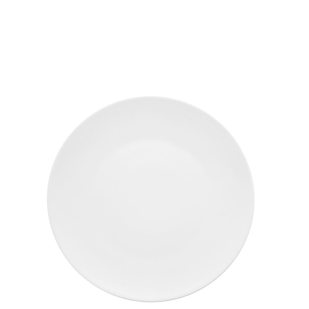 TAC GROPIUS Lot de 6 assiettes à pain, 16 cm, blanc et rose