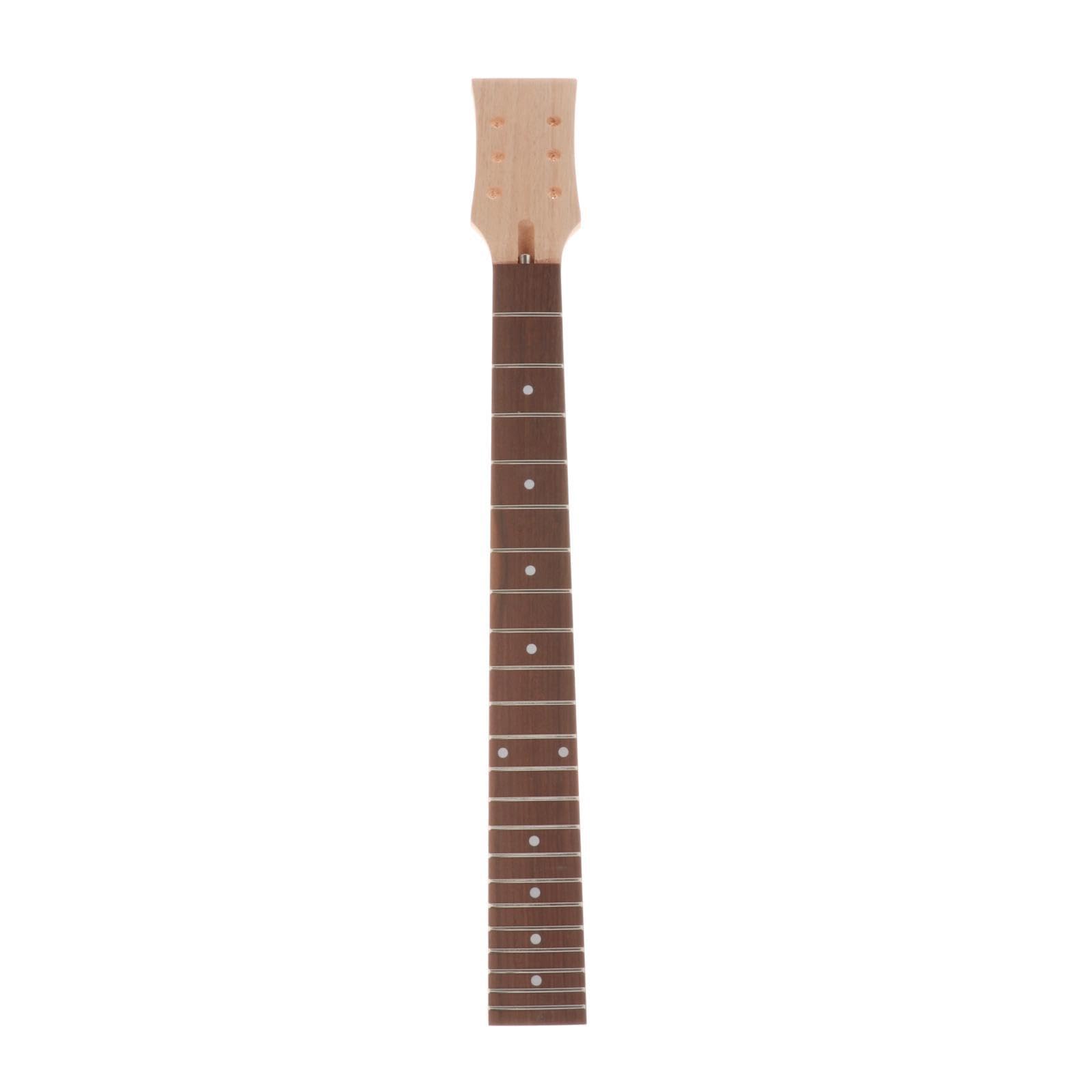 Kit di accessori per basso elettrico, corpo di chitarra fai da te non finito con tastiera in mogano e palissandro, opzione regalo, kit di accessori
