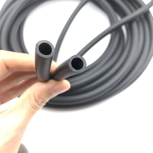flexiable rubber Nitrile rubber Hose Pipe High Temperature Corrosion Resistance Oil Pipe 2mm 3mm 4mm 5mm 6mm 8mm 10mm 1 Meter drain elastic (Size : 1Meter, Color : OD 38xID 32mm)