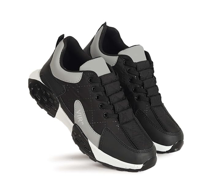 NAUGHTY BUTTERFLY KANISTHA Enterprises || Mens Sports Running, Walking & Gym Shoes with Casual Sneaker Lightweight Lace-Up Shoes for Mens | Platform Laceup (Black, 9) (B0D5QXDQ3Z) Amazon Price History, Amazon Price Tracker