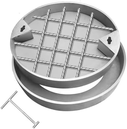 Couvercle réservoir eaux usées anti odeur encastrable en inox