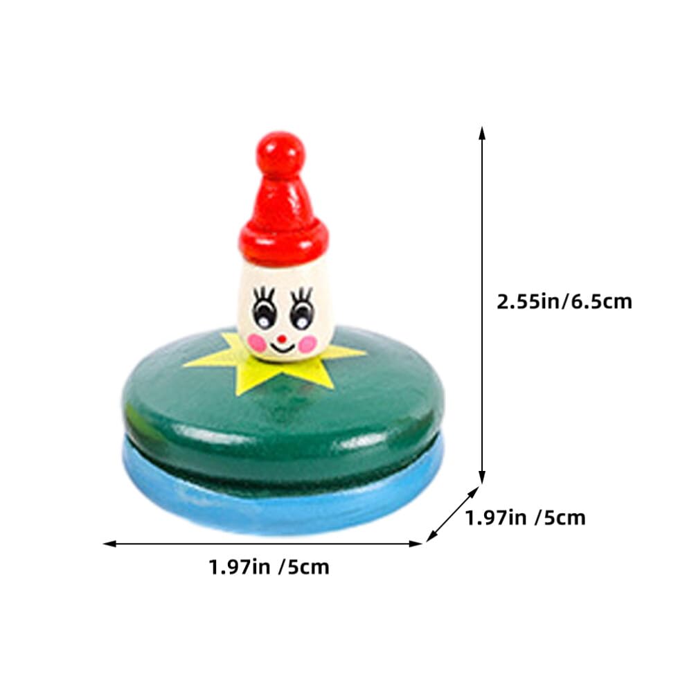 Abaodam Portable Gyroscope Toy Gyro for Kids Fun Gyro Toy Wooden Fidget for Teens