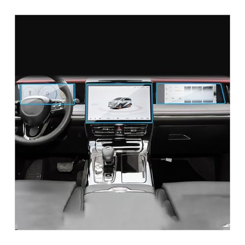 Verre trempé pour tableau de bord GAC Trumpchi E9 contre les rayures