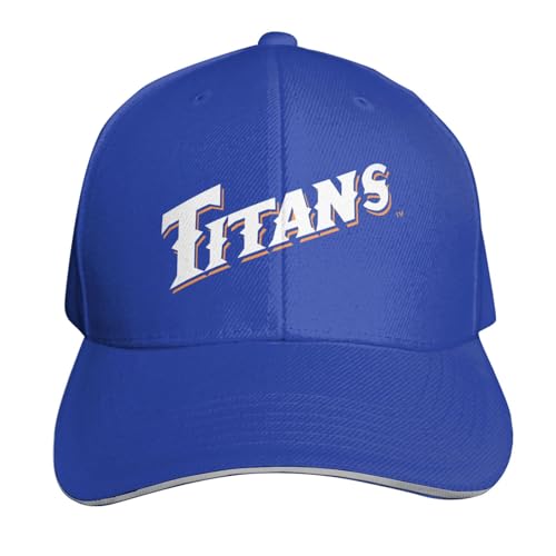Cal State Fullerton Titans Cap Adjustable Printed Hiphop Baseball Hat Blue