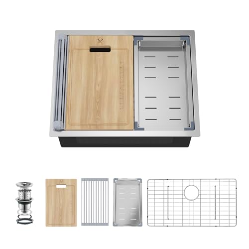 Évier de cuisine pour poste de travail multifonction pour optimiser l'espace - 2