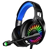 Professionelle Gaming-Kopfhörer mit superleichten Design, so dass Sie stundenlang im kompletten Komfort zu spielen.Retractable Stirnband eignet sich für alle Game-Spieler in jedem Alter.
