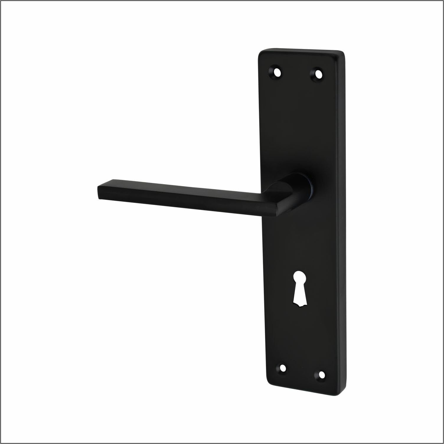 Milton 8 Inch Aluminum Mortise Lock Set - MSS-2002 Black — Amazon image 3