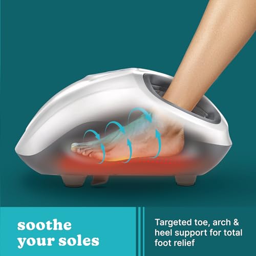 image for Homedics Shiatsu Air 2.0 Foot Massager with Soothing Heat and Rhythmic