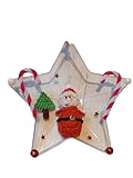 Modèle unique Etoile de Noël décorative Père-Noël, Suspension de Maison ou de Sapin, Personnalisable avec Le prénom, Fait Main,