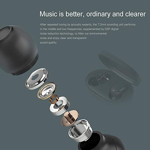 Xiaomi Mi True Écouteurs sans Fil Earbuds Basic 2 Noir