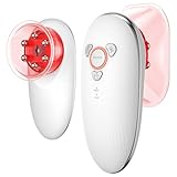 Rkdely 3in1 Schröpfmassagegerät, Anti Cellulite Massagegerät Modellierung und Straffung, 3 Stufen Massagegerät Elektrisch mit Schröpfmassage EMS und Rotlicht, für Bauch, Beine, Po und Faszien