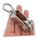 FIXOSHEE Traction Trolley Pulley Industrial Grade Stainless Steel Rope Pulley Lifting Swivel Hook Smooth Operation for Hoisting Tasks