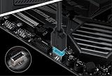 GRAUGEAR Adapter 20 Gbit/s gniazdo typu C na klucz A, obsługa USB 3.2 Gen2 Gen2 x 2 20 Gb/s, kabel rozszerzający USB-C, długość kabla 50 cm, Key-A 20-pinowy nagłówek