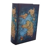 Toyvian Caja de Almacenamiento de Libros Bíblicos Falsos Libro Decorativo Vintage para Ocultar Dinero y Joyas Caja Fuerte Secreta de Estilo Antiguo Hogar