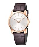 Calvin Klein Unisex Adult Analogue-Digital Quartz Watch with Leather Strap K2G226G6