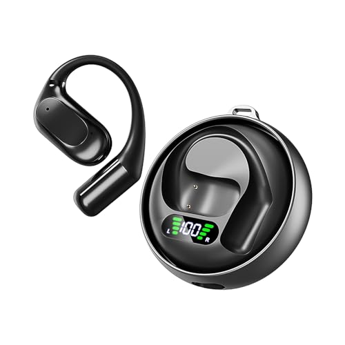 Translation Earbuds Real Time, AI Translation Headphones, Supports 145 Languages Online Translation, HD Clear Calls, Snug Fit, for Lectures, Meetings, Class, Interview, Travel etc (FYRJ-BLACK1) by GANODS - Used condition - US$21.35